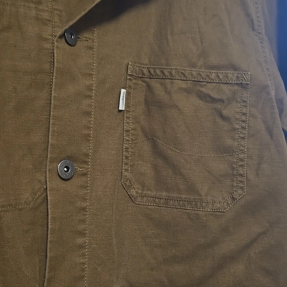 Men's Olive Military Field Jacket - Picture 9 of 15